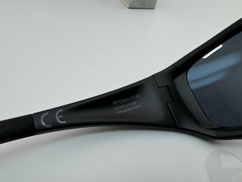 Pre-owned Maui Jim Waterman Mj 410-2m Matte Black W/ Neutral Grey Polarized Sunglasses