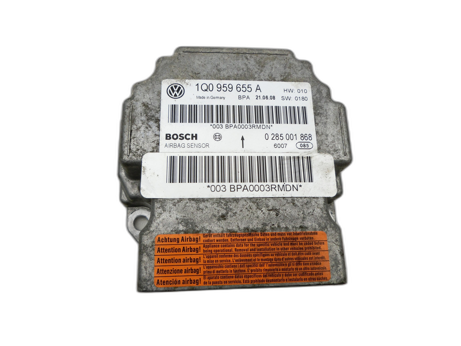 Bolsa de aire Unidad control del airbag para VW EOS 1F 06-09 - Bild 1