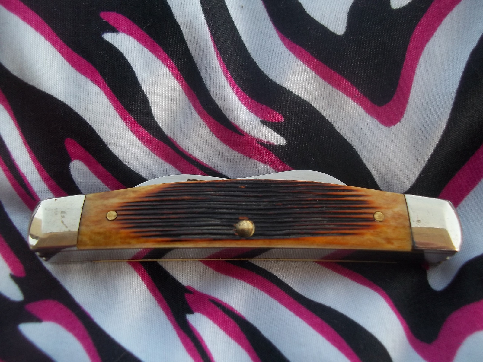 VINTAGE BONE HANDLE CASE XX FOUR BLADE POCKET KNIFE