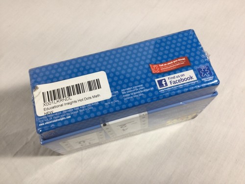 New Sealed Hot Dots Math Flash Cards - Educational Insights - Subtraction - K+