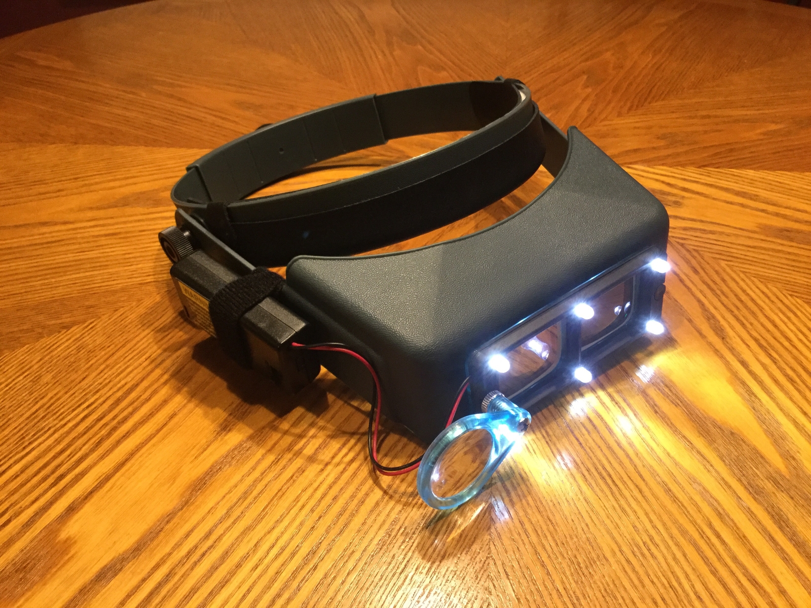 Quasar LED Lighting System for Donegan Optivisor Visor 6 LED Lights