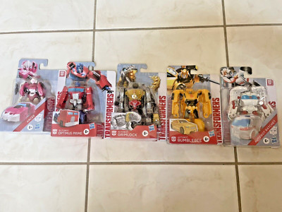 Lot of 5 Hasbro Transformers Authentics Autobot Bumblee Optimus Prime 5'' Figure