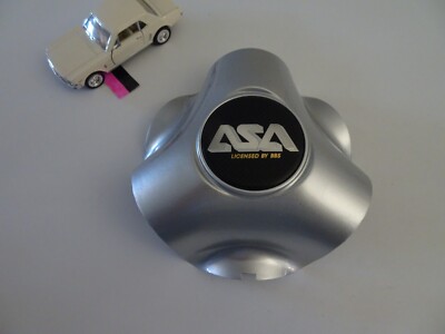 New ASA LICENSED BY BBS Silver Custom Wheel Center Cap # 8B509