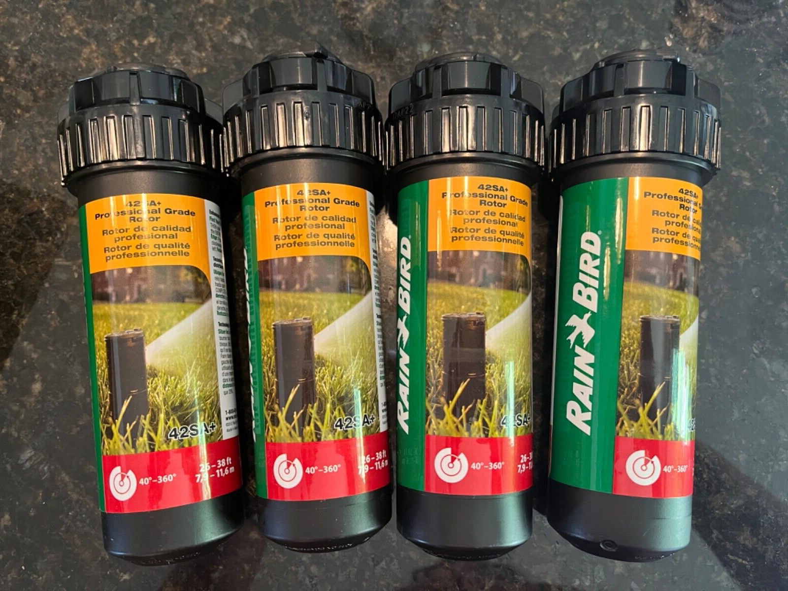RainBird Rotor Sprinkler Heads Pop Up 42SA+ 3/4 Lawn Garden 