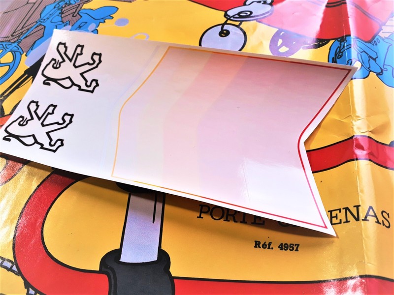 1 Autocollant Original Peugeot Velos De Course De Collection Peug  