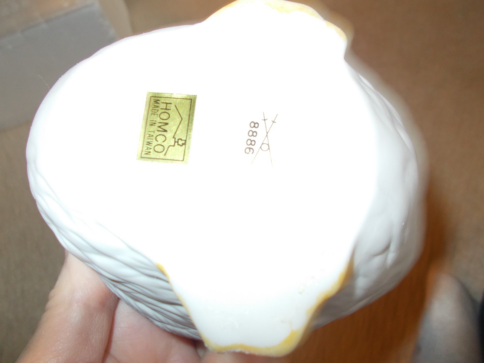 HOMCO GOOSE PLANTER NIB