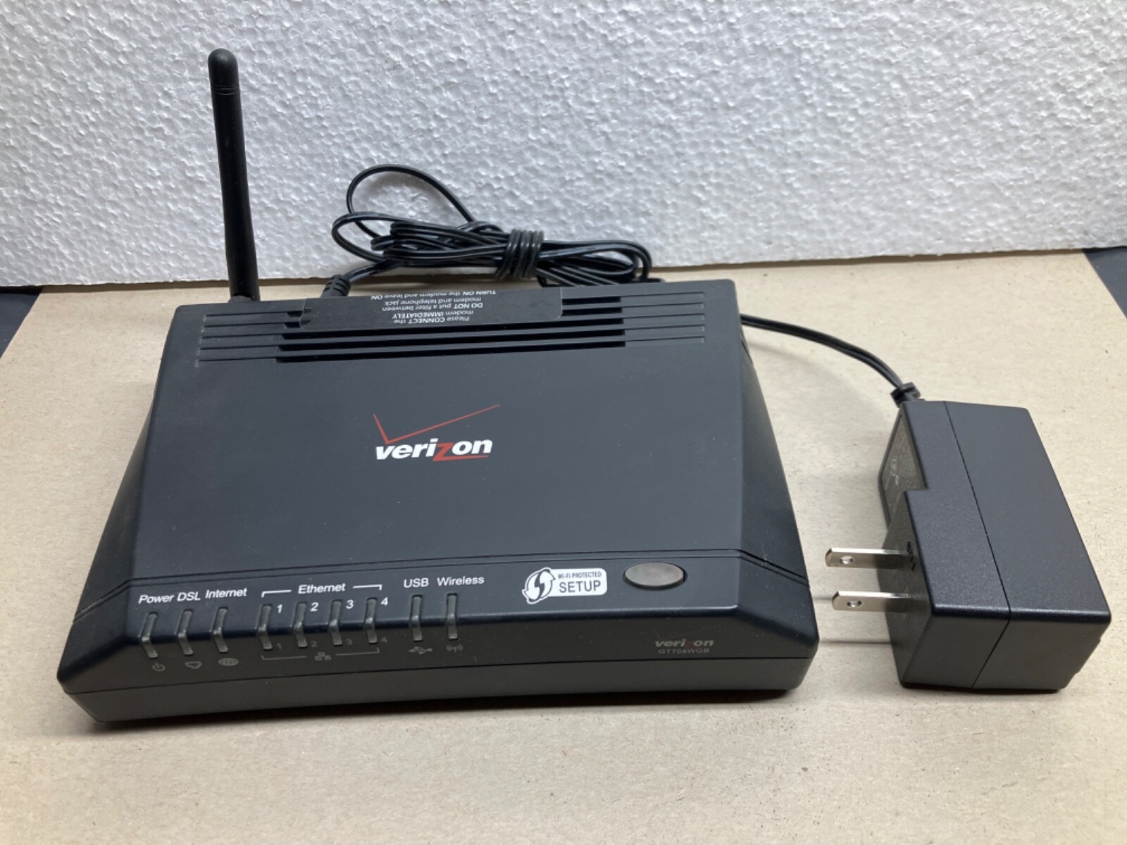 Verizon DSL Modem & Router w/Adapter 789286807755| eBay