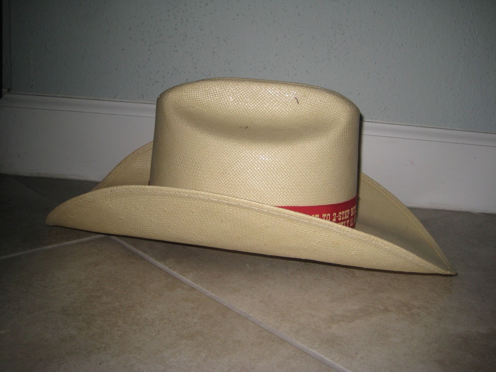 Vintage 1991 GEORGE STRAIT Autograph Signed Cowboy Western Hat USED NO COA