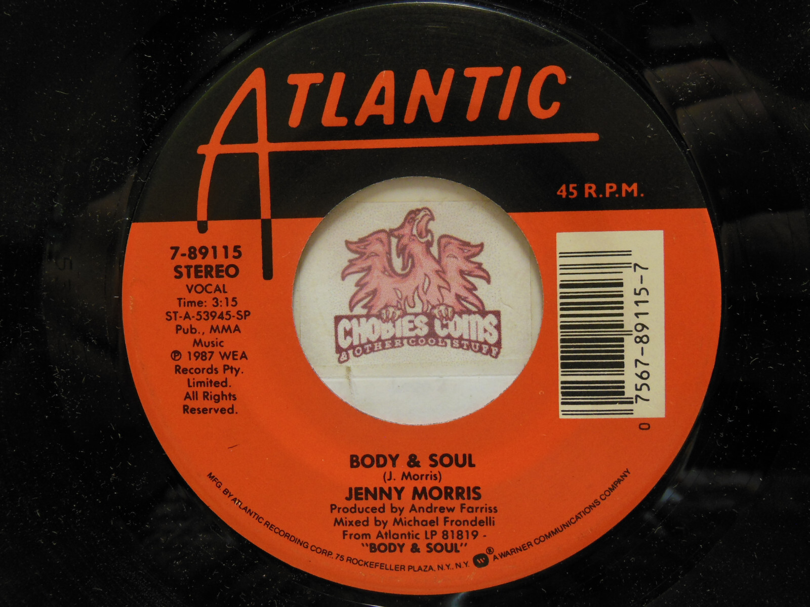JENNY MORRIS BODY & SOUL LPレコード Jenny Morris – Body & Soul – Vinyl (LP, Album, Stereo), 1987