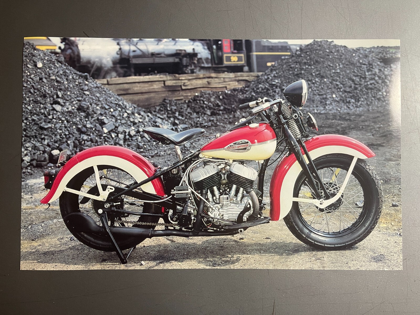 Harley Davidson ハーレーダビッドソン 16 フレームプリント Harley Davidson ハーレーダビッドソン 16 フレームプリント