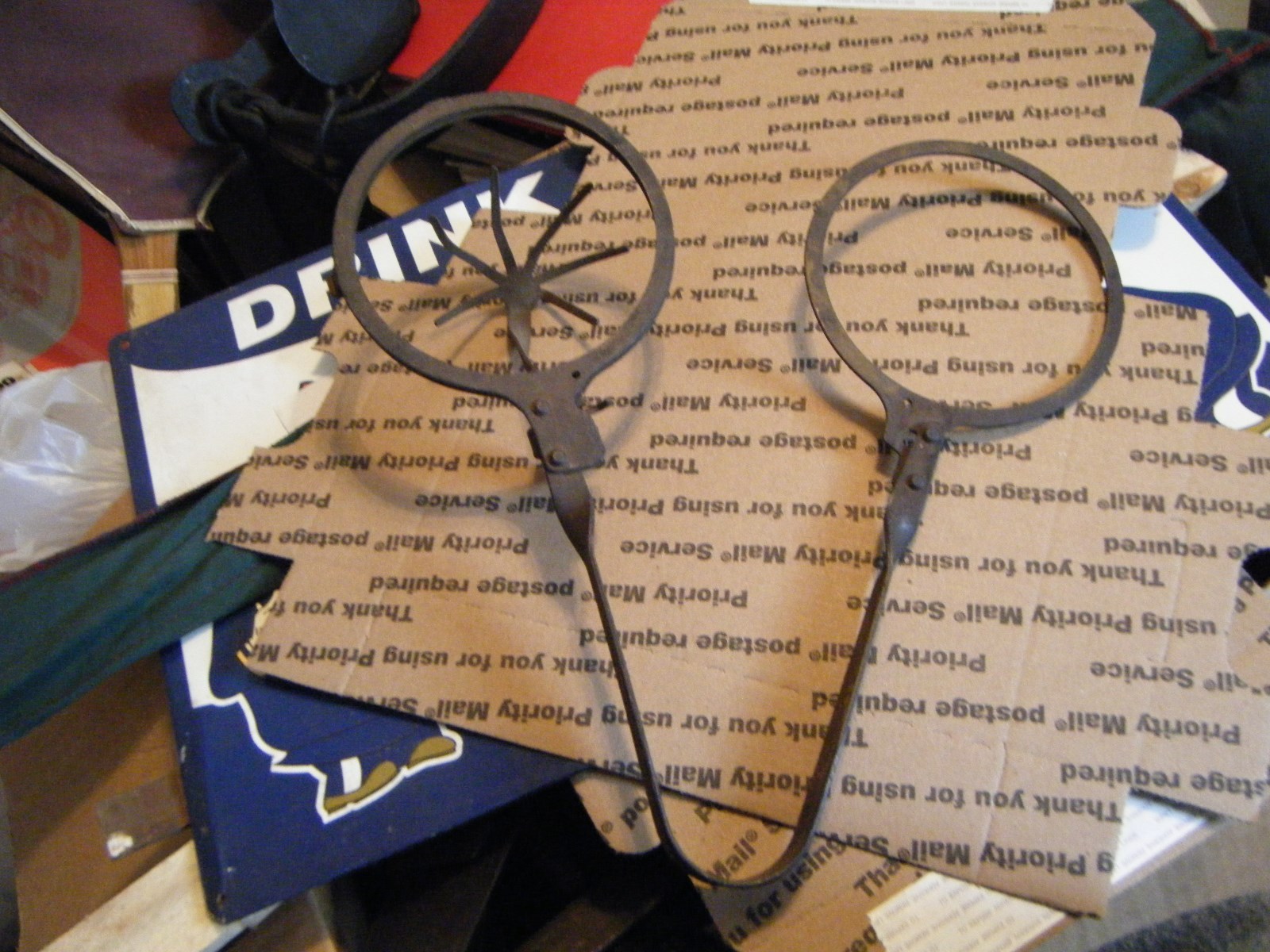 VINTAGE EARLY 1900S RARE DAVENPORT 6 FINGER TRIGGER SURE DEATH TRAP OLD WORKING