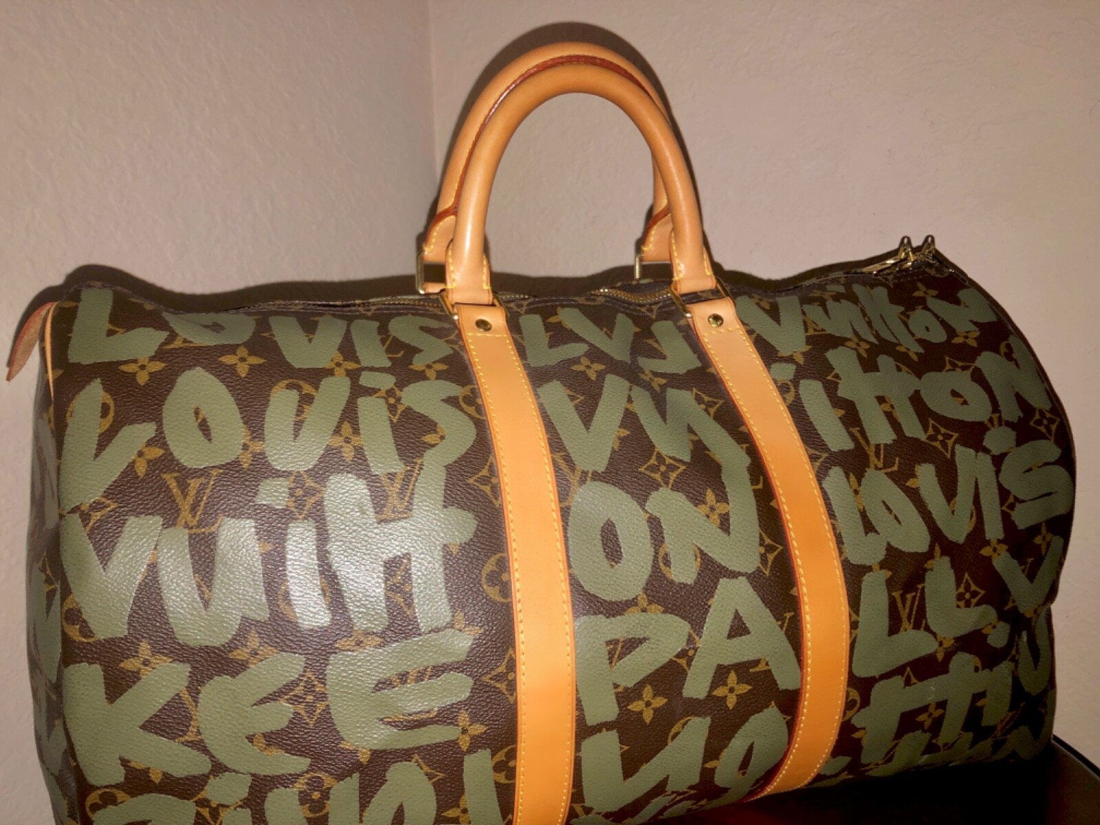 RARE Louis Vuitton Monogram Graffiti Keepall! | eBay
