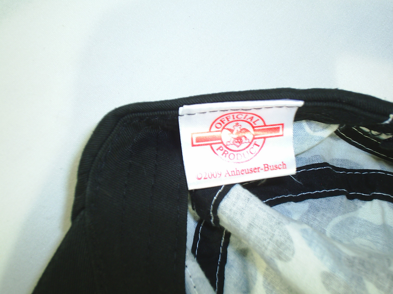 Budweiser Hat Cap Blue Camo Womens Jems Bling Embroidered Embellished