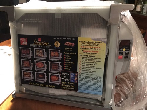 Ronco Showtime Rotisserie & BBQ Oven Platinum 5000