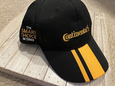Continental The Smart Choice In Tires Embroidered Adjustable SnapBack Cap Hat OS