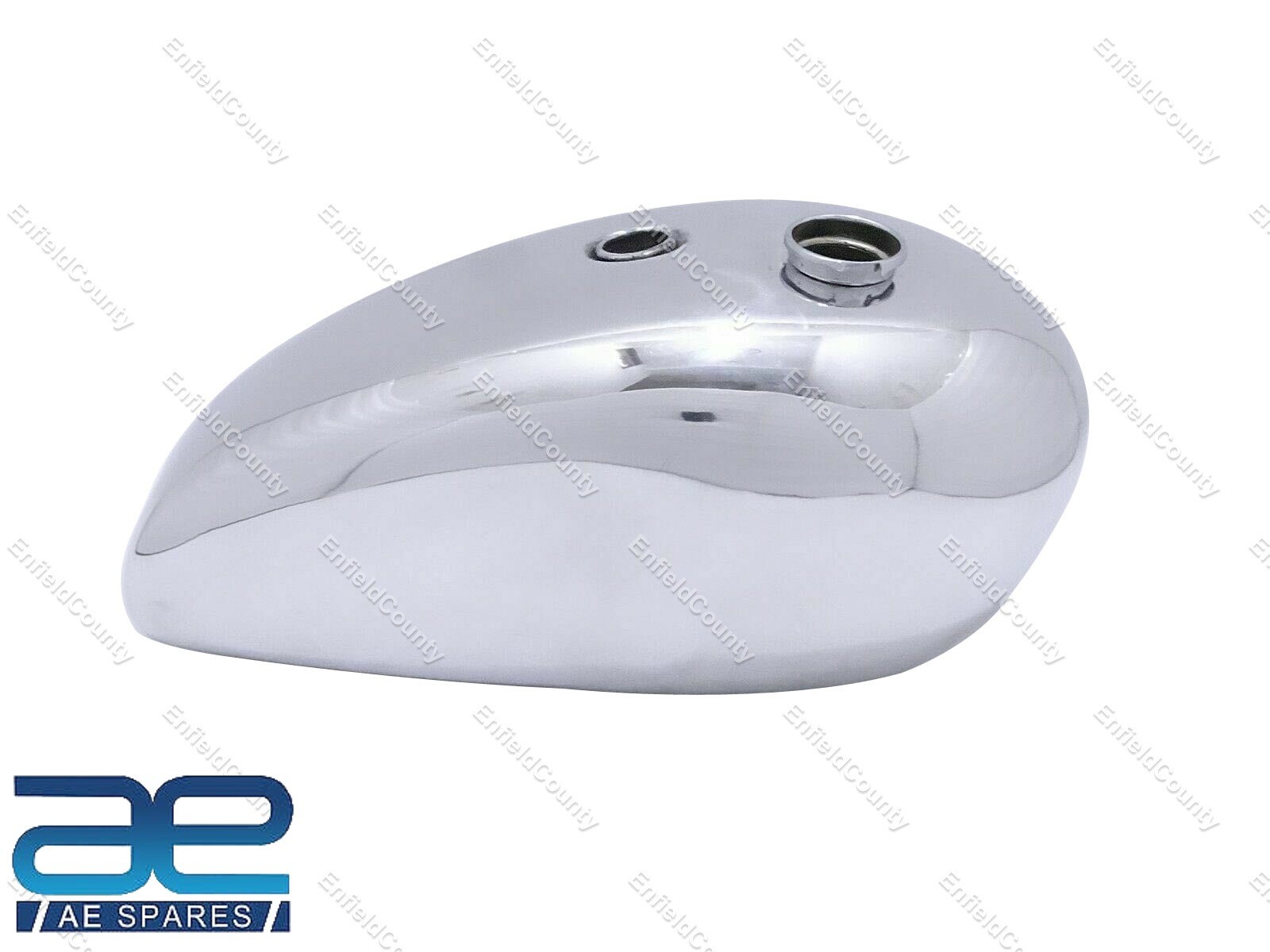 Fuel Petrol Tank Alloy Without Badges Holes For Triumph T140 OIF US Version 