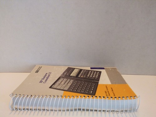 HP Business Consultant II Financial Calculator 19BII Owners Manual Edition 2 VTG
