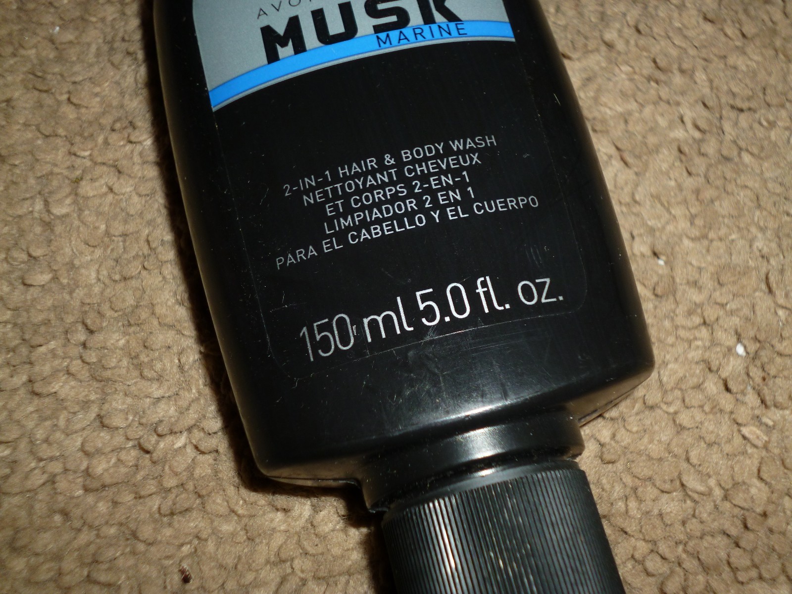 LOT OF 2 AVON MUSK MARINE for Men Hair & Body Shower Wash New