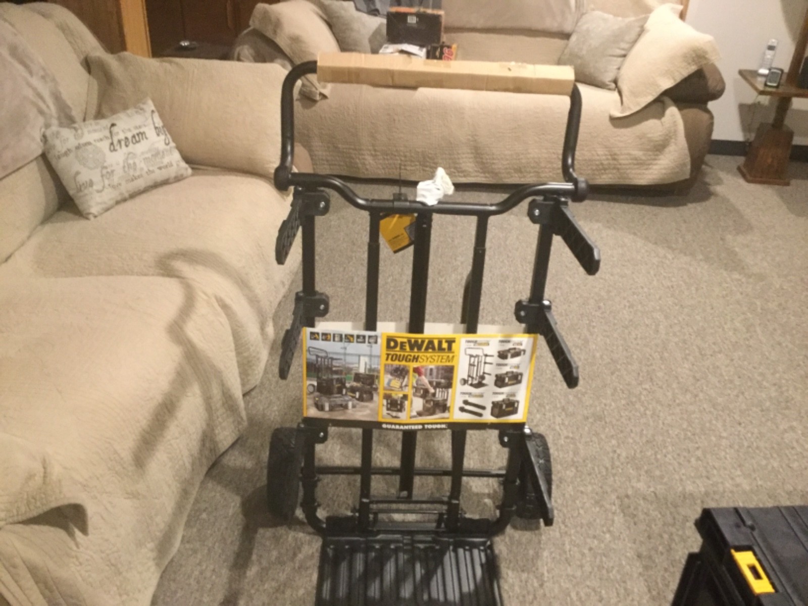 DEWALT DWST08210 Tough System DS Carrier Tool Cart with 4 cases