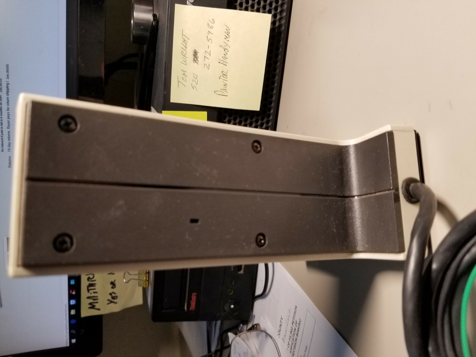 Motorola Radio Base Station Desk Top Mic Mic Model TMN1008C MAXTRAC