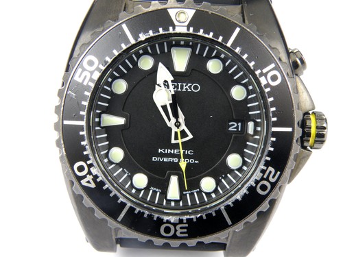 時計 SEIKO KINETIC DIVERS 5M62-0bl0 2007) Seiko 5M62-0BL0 Pepsi 