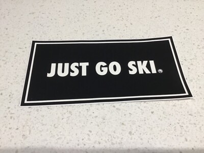 SKI SKIING STICKER FORD HOLDEN TOYOTA MACK RAM TRUCKS CARS SUSPENSION 4x4