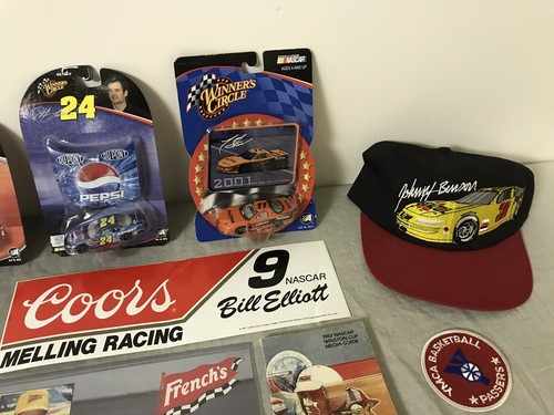 25 Old Vintage Patches Racing Nascar Decal Sticker Postcard Diecast Hat Lot #1