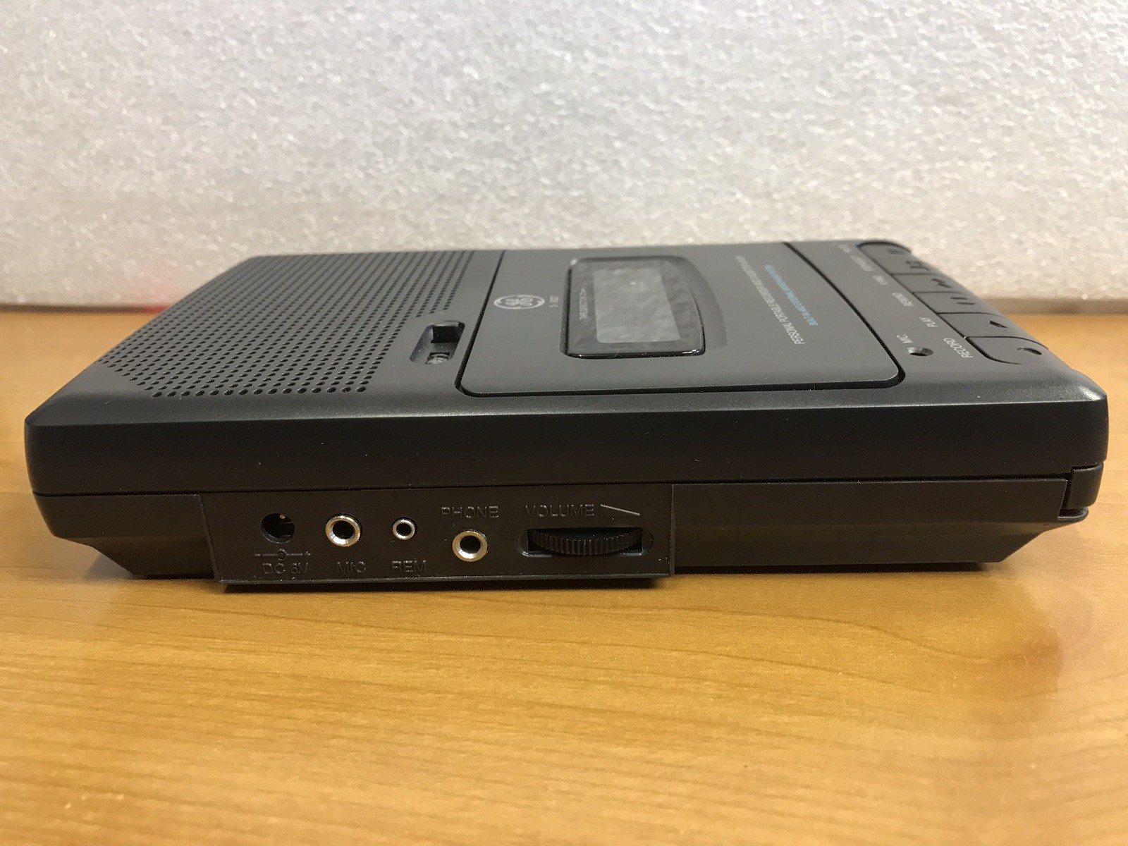 GE General Electric 3-5027A Cassette Tape Tabletop Recorder Player,Power Adapter