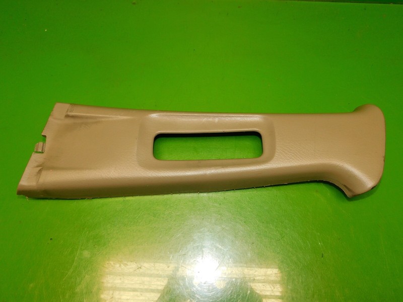 98-02 Accord OEM driver left upper B pillar panel trim cover tan taupe