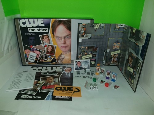 Clue The Office Edition Board Game NBC 2009 Hasbro 100% Complete Michael Scott