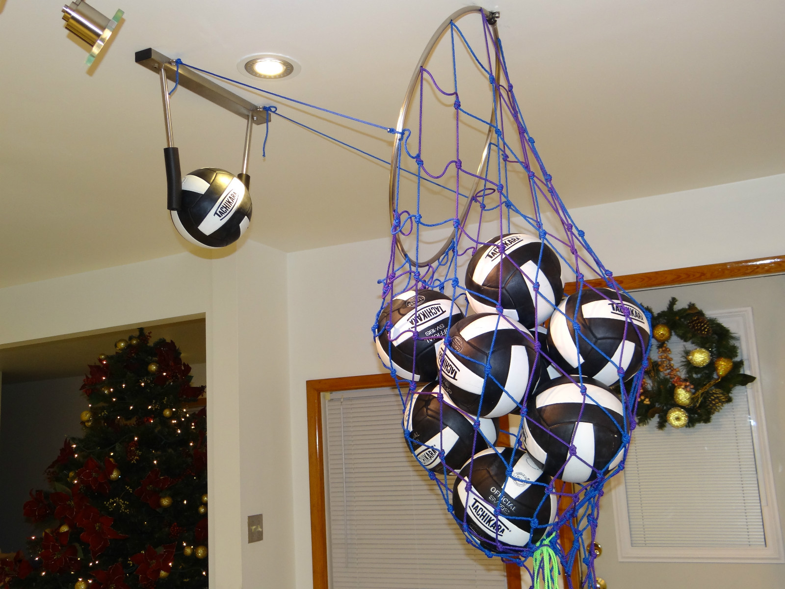 Homemade Volleyball Spike Trainer Homemade Ftempo