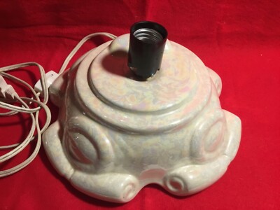 Atlantic Mold Base for Ceramic Christmas Tree White Scroll 9  Diameter Excellent