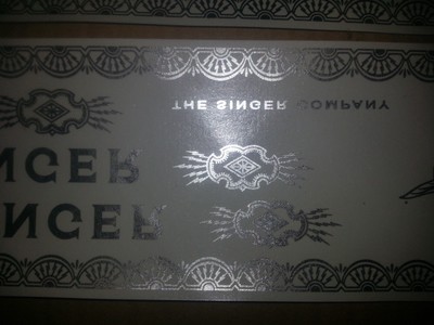 2x NOS SINGER Sewing Machine Decal Set EAGLE for Model 15 & Full Size Models