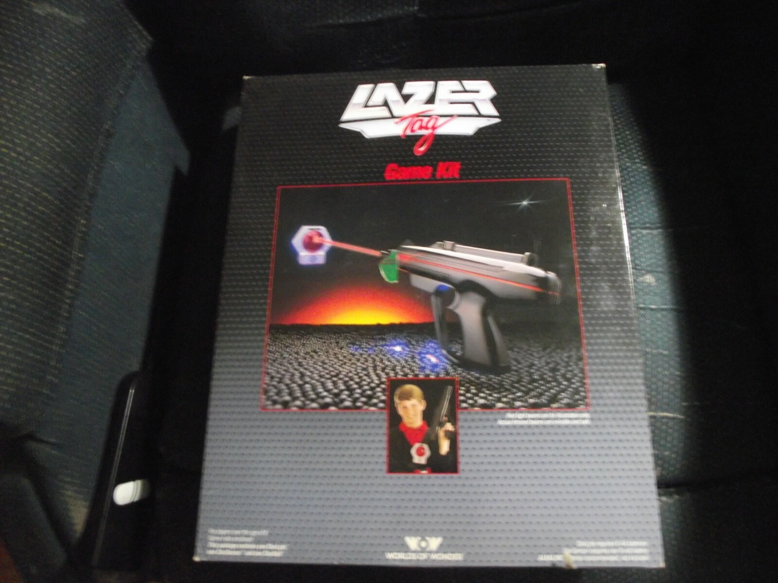 VINTAGE 1986 LAZER TAG in BOX ~ Laser LASERTAG Lazertag Worlds of Wonder WOW!