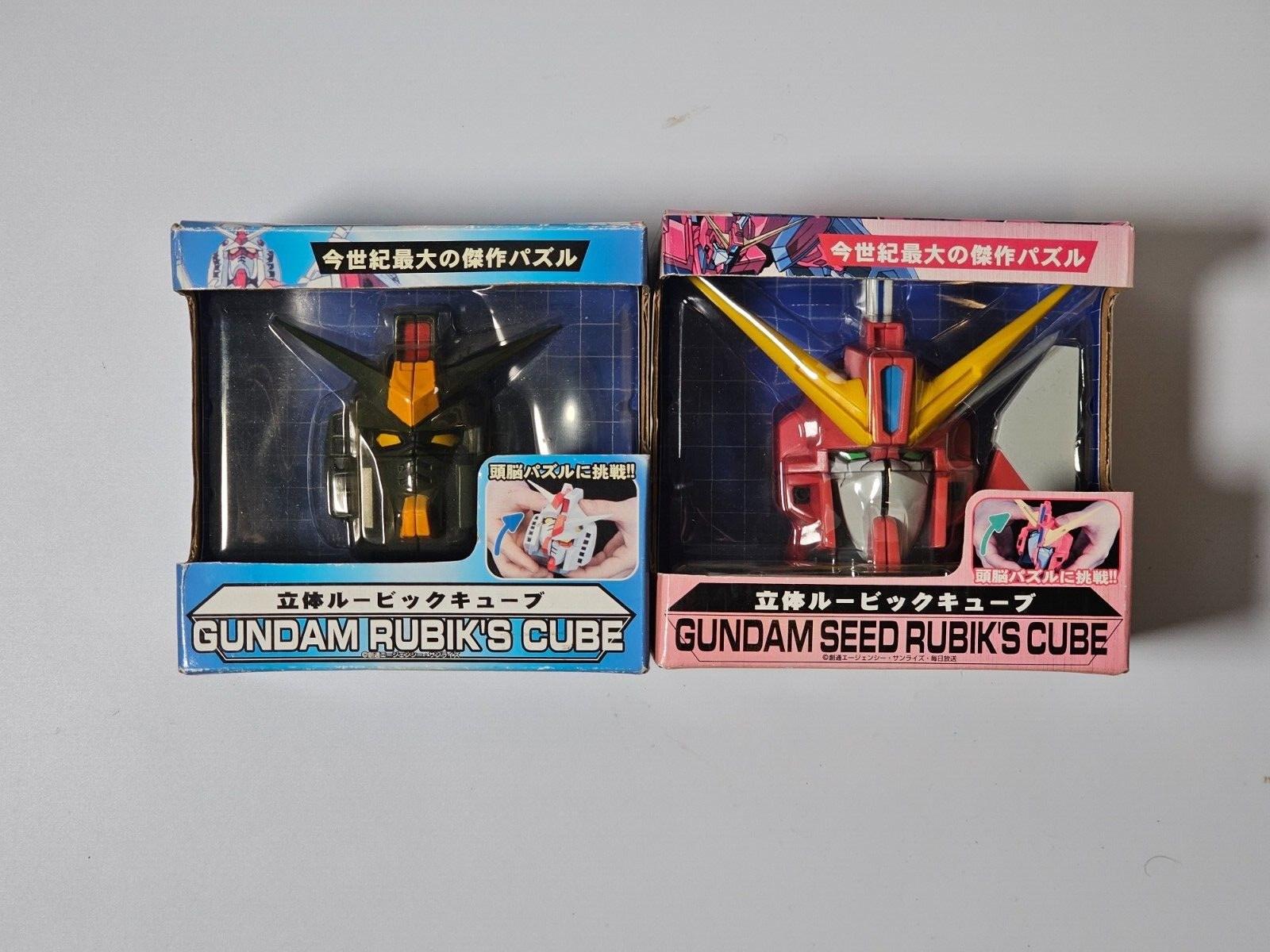 Mobile Suit Gundam 3D Rubik's Cube RX78 & Gundam Seed | eBay