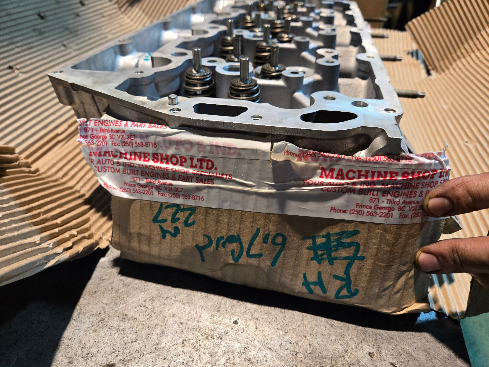 6.7 POWERSTROKE LOADED REMAN OEM CYLINDER HEAD RH PASSENGER SIDE BC3Q-6090-CD - Picture 11 of 11