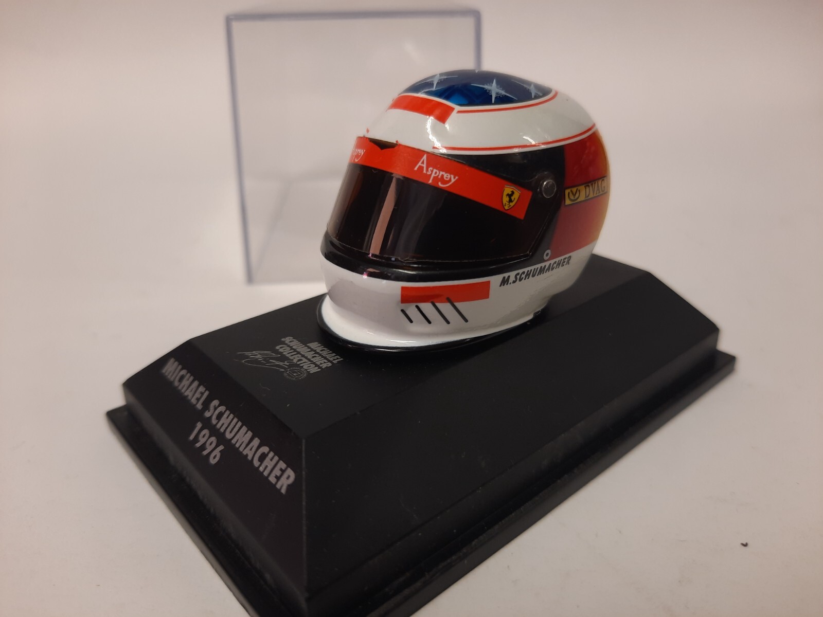ムーニー Minichamps Michael Schumacher Ferrari Helmet 1996 1/8