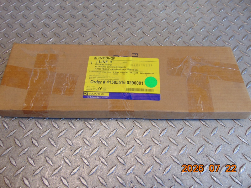 SQUARE D AF2530GNQF I-LINE II BUSWAY FITTING 3000A 600V 3PH 4W