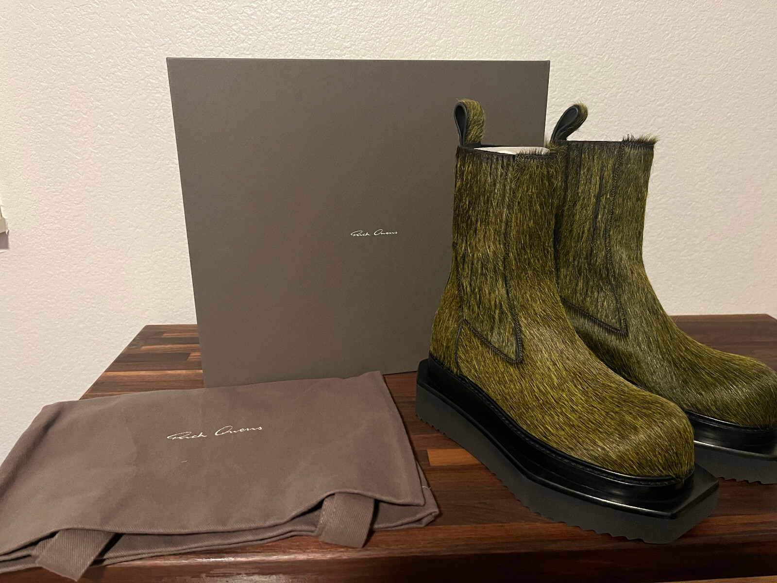 RICK OWENS FW23 LUXOR BEATLE TURBO CYCLOPS, MELANGE LONG RICK OWENS FW23 LUXOR BEATLE TURBO CYCLOPS, MELANGE LONG