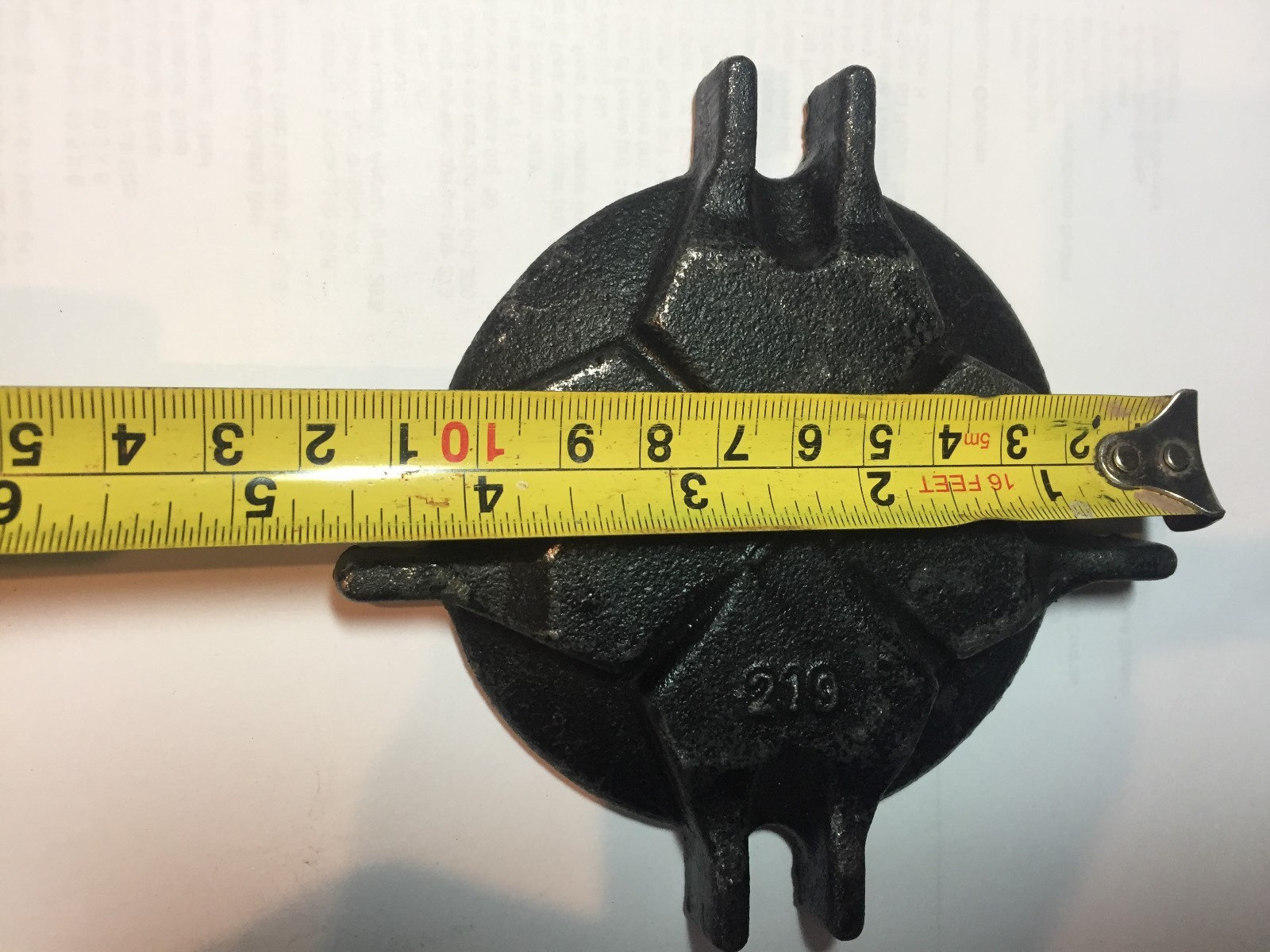 Neptune Water Meter 5/8 cast iron bottom plate