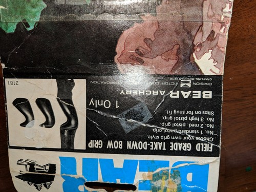 Vintage Bear Archery take down bow grip 1L LH NEW OLD STOCK PACKAGED lefty