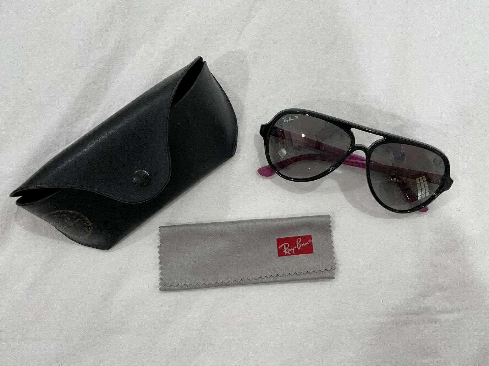 Ray-Ban Vintage Sunglasses Unisex Black and Purple Frame | eBay