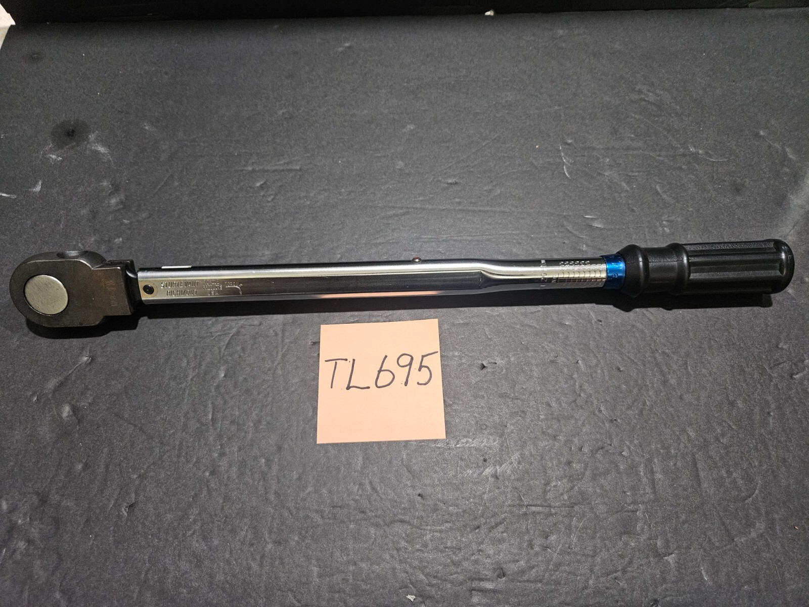 STRUREVANT RICHMONT 1/2" DRIVE ADJUSTABLE TORQUE WRENCH #CCM 200 NM (TL695)