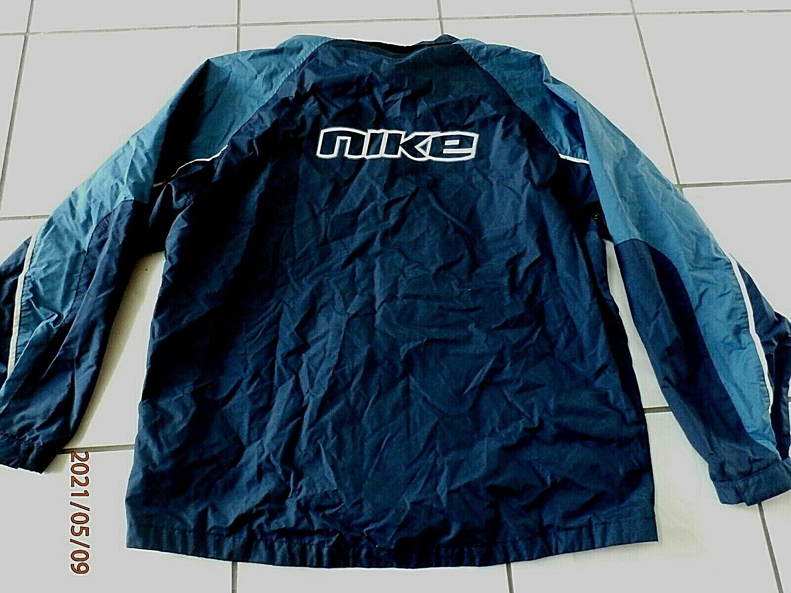 NIKE Blue Mens Jacket XL RN# 56323 CA# 05553 Windbreaker NIKE Blue Mens Jacket XL RN# 56323 CA# 05553 Windbreaker