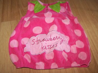 Infant Size 6-9 Months Sandra Magsamen Pink Strawberry Kisses Halloween Costume