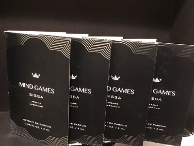 4 X Mind Games | Sissa | 2mL | 0.06 FL. OZ. | Extrait De Parfum |