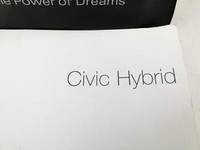 Honda Civic VIII Hybrid 07-10 Serviceheft Betriebsanleitung Anleitung Bordmappe Honda Civic VIII Hybrid 07-10... Vorschau 4
