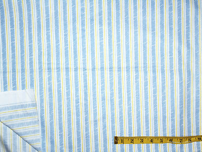 Vintage Waverly cotton fabric MARKERS COLLECTION ON-YOUR-MARK 1983 stripes