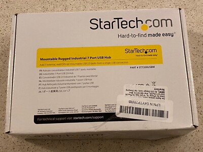 Startech Mountable Rugged Industrial 7 Port USB 2.0 Hub