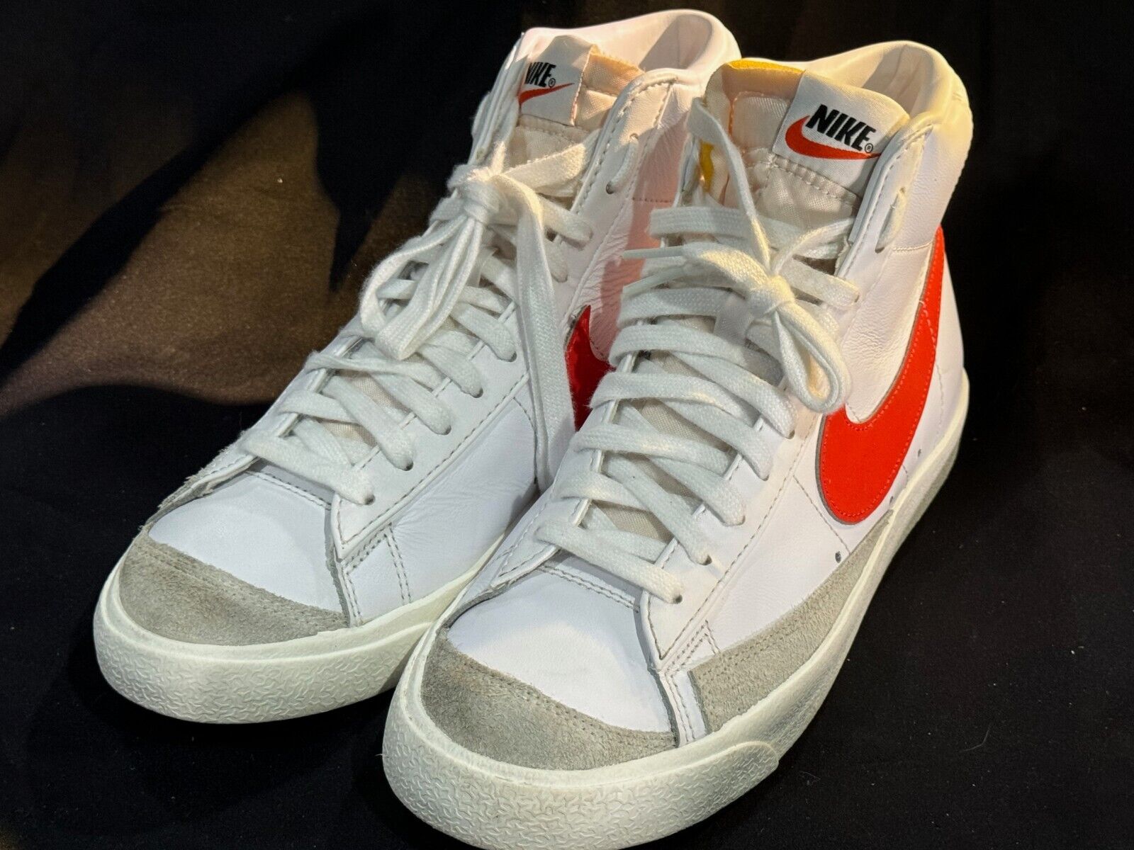 NIKE Blazer Basketball Shoes Mid 77 white / red - CZ1055-101 NIKE Blazer Basketball Shoes Mid 77 white / red - CZ1055-101